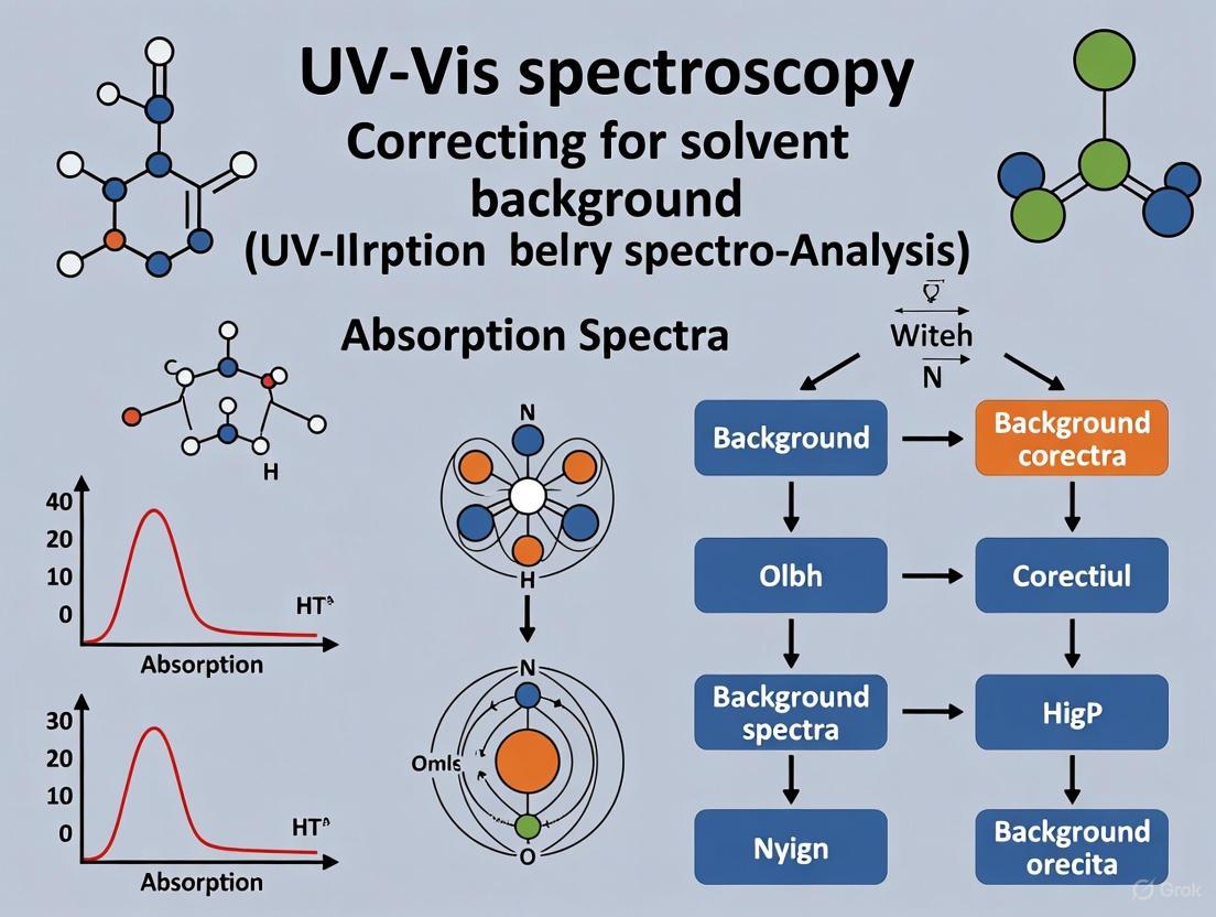 Accurate Analysis: A Comprehensive Guide to Solvent Background Correction in UV-Vis Spectroscopy