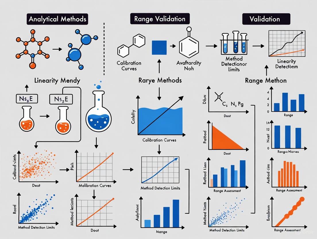 Linearity and Range Validation in Analytical Methods: A Comprehensive Guide for Robust Method Development