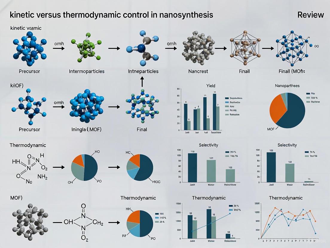 Navigating Kinetic and Thermodynamic Control in Nanosynthesis: Principles, Applications, and Biomedical Frontiers