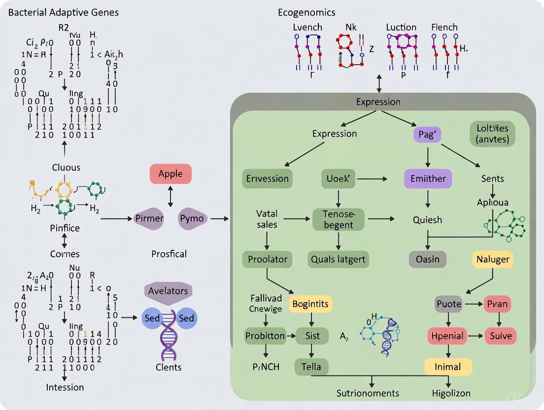 Decoding Bacterial Evolution: A Genomic Guide to Identifying Niche-Specific Adaptive Genes