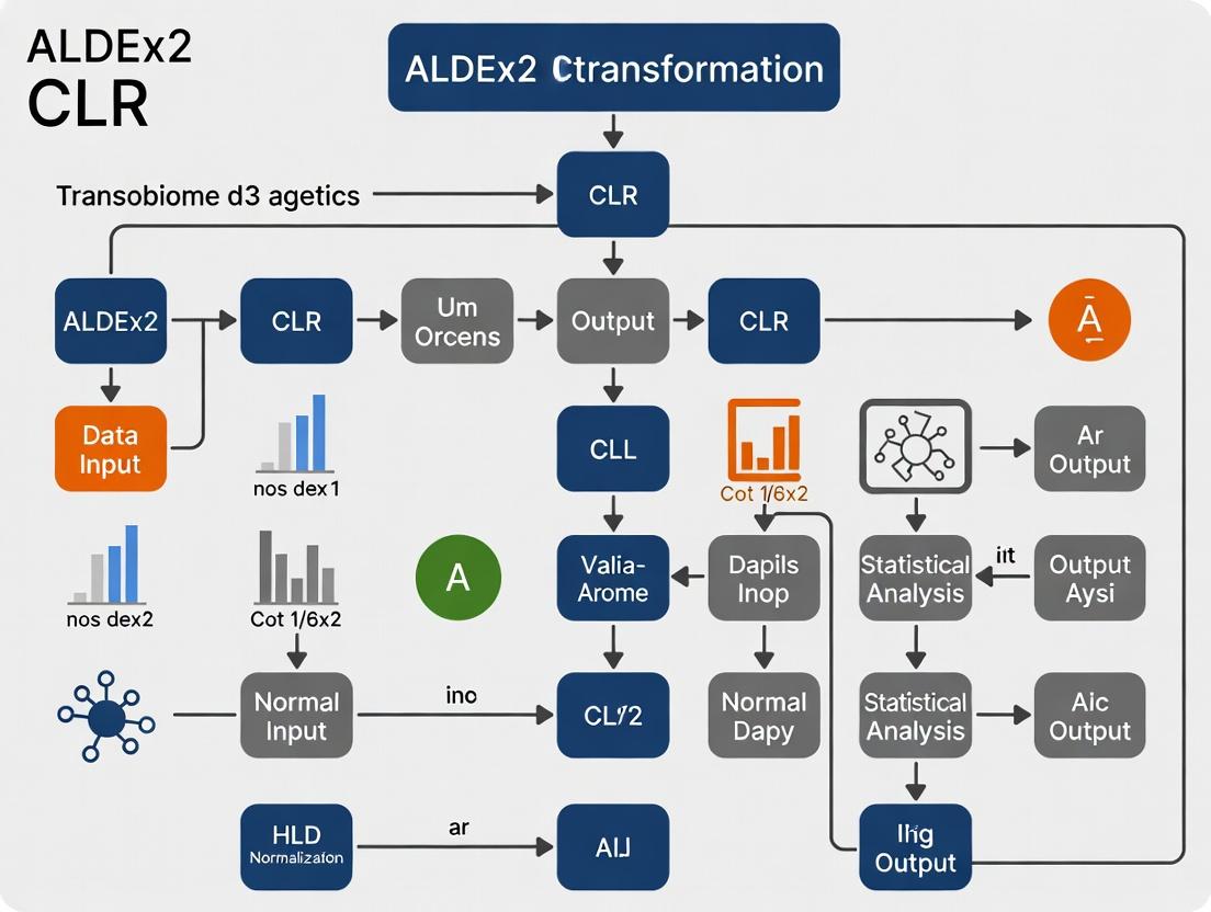 Demystifying ALDEx2 CLR Transformation: A Step-by-Step Workflow for Robust Microbiome Differential Abundance Analysis
