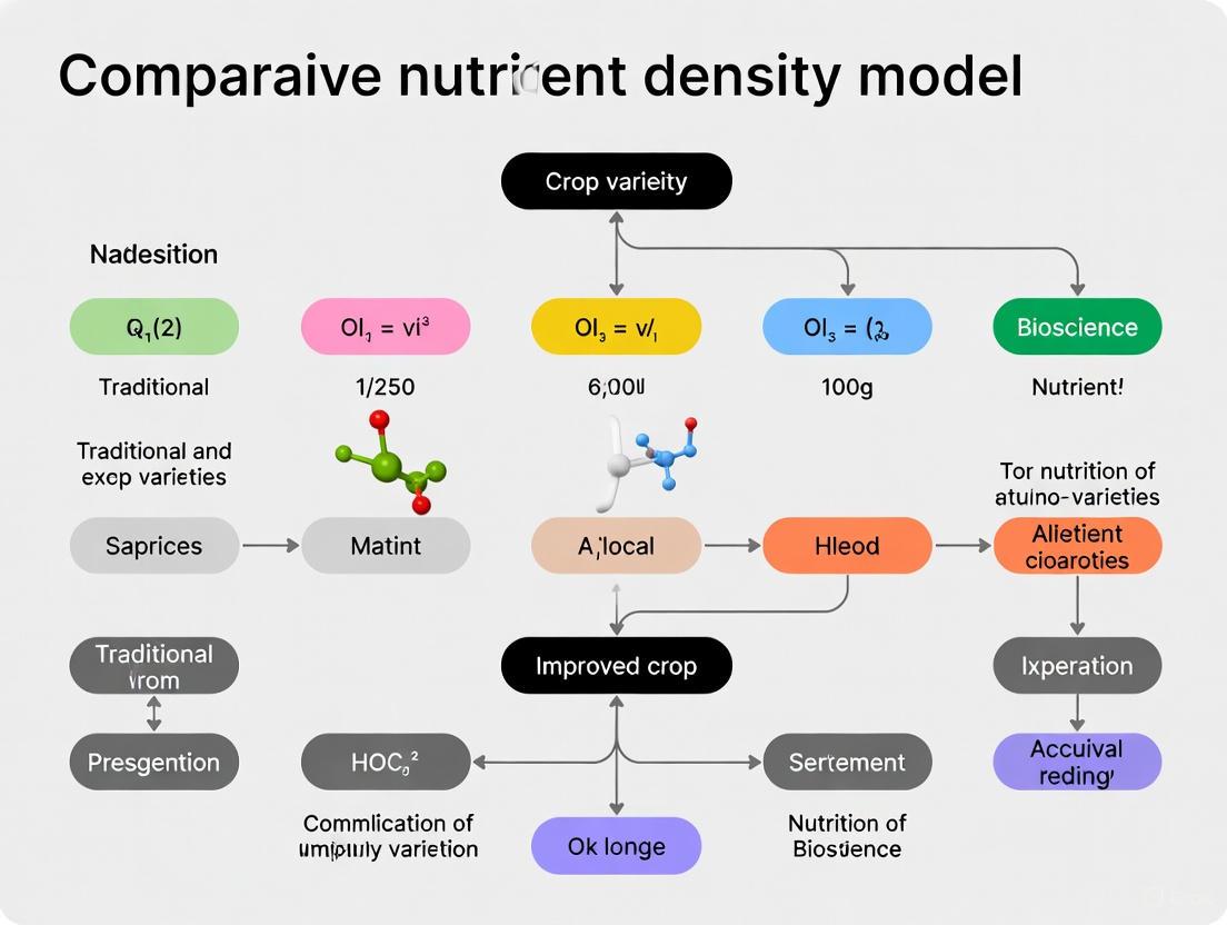 Nutrient Density in Traditional vs. Improved Crops: A Scientific Review for Biomedical Research