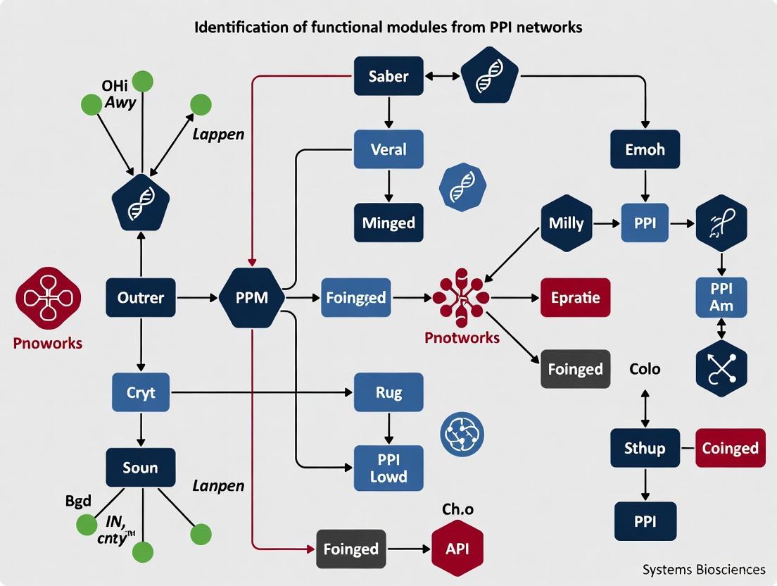 Decoding Cellular Machinery: Advanced Strategies for Functional Module Identification in PPI Networks