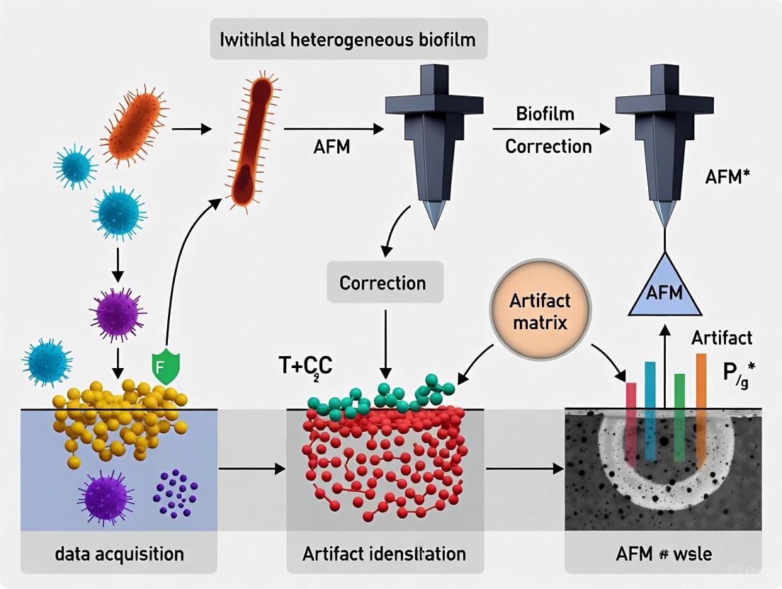 Correcting AFM Artifacts in Heterogeneous Biofilm Samples: A Guide for Reliable Nanoscale Analysis