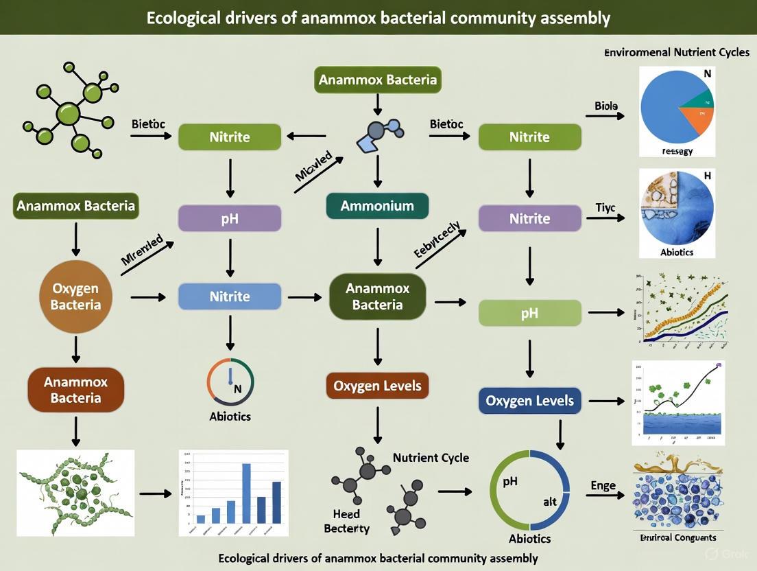 Deterministic Drivers and Ecological Assembly of Anammox Bacterial Communities in Wastewater Treatment Systems