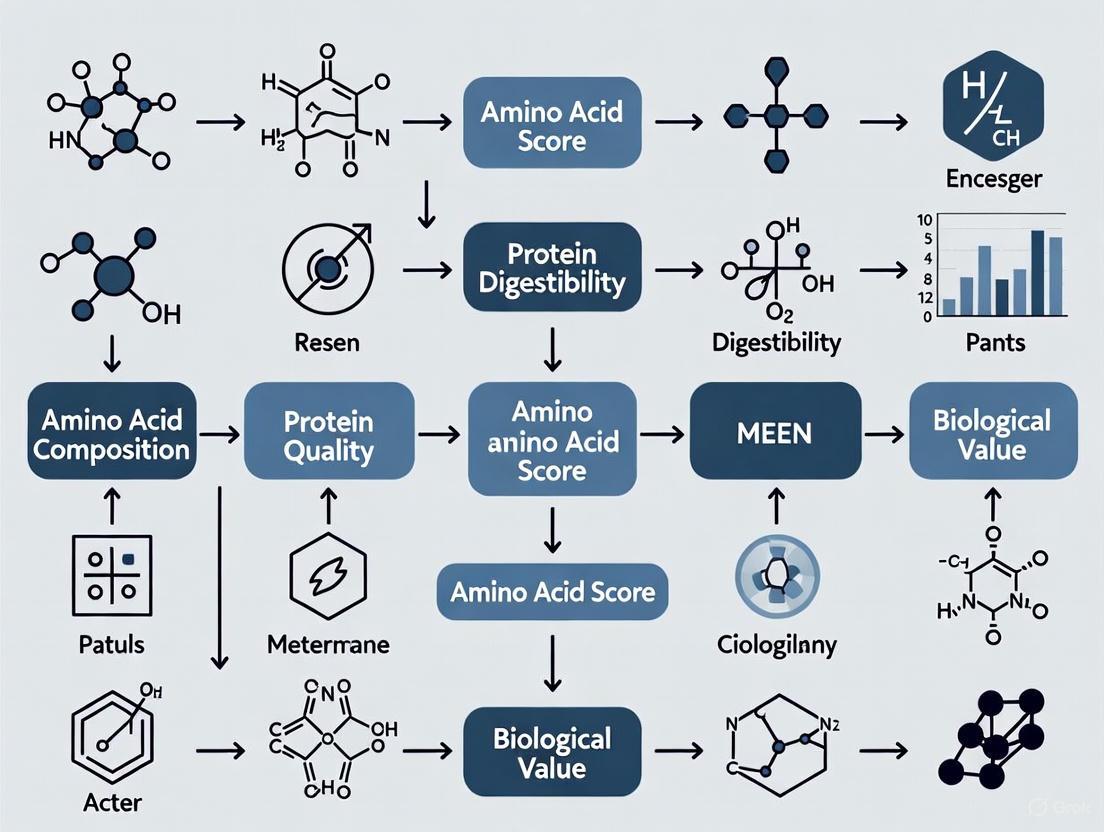 Protein Quality Assessment: From Amino Acid Scores to Advanced Applications in Drug Development
