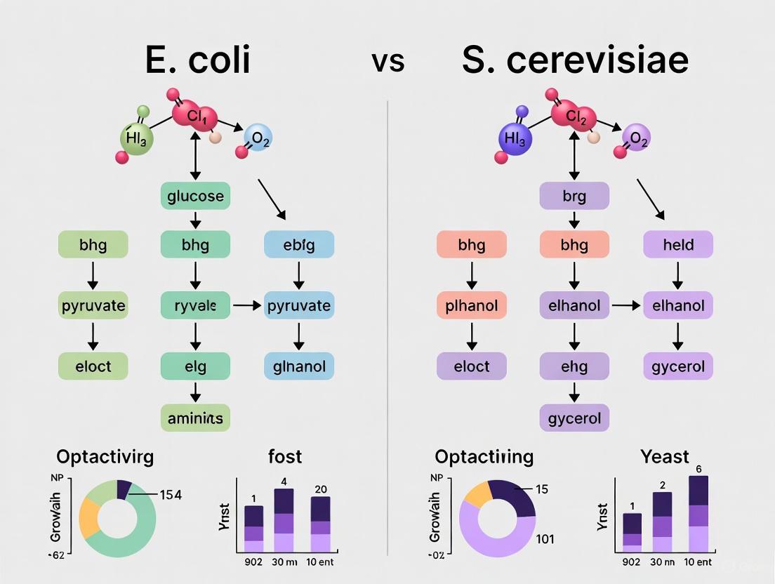 E. coli vs. S. cerevisiae: Choosing the Optimal Metabolic Engineering Host