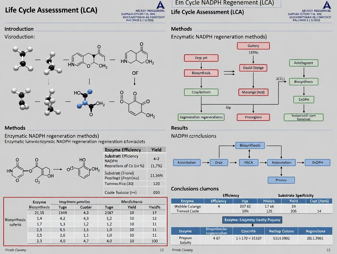 Enzymatic NADPH Regeneration in LCA: Methods, Optimization, and Clinical Applications for Drug Development