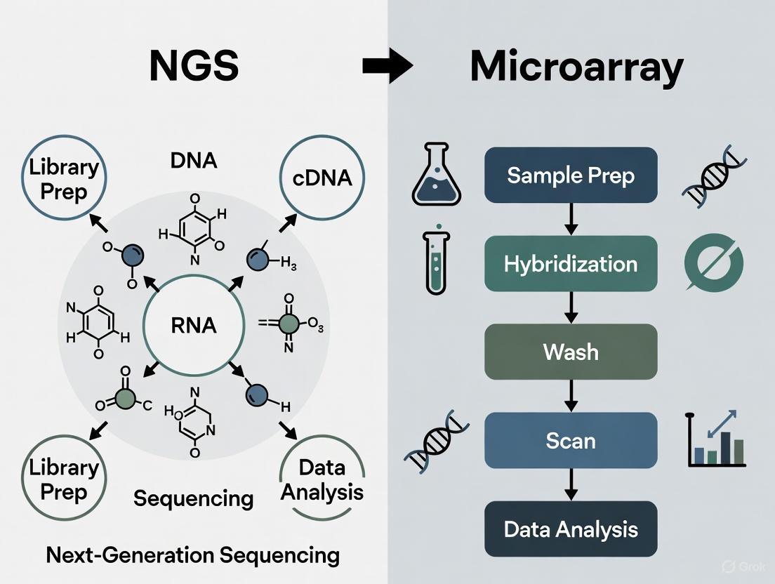 NGS vs Microarray for Chemical Perturbation Profiling: A 2025 Strategic Guide