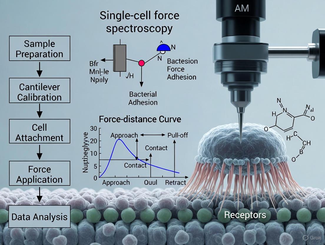 Single-Cell Force Spectroscopy in Bacterial Adhesion: Protocols, Applications, and Future Directions for Antimicrobial Research