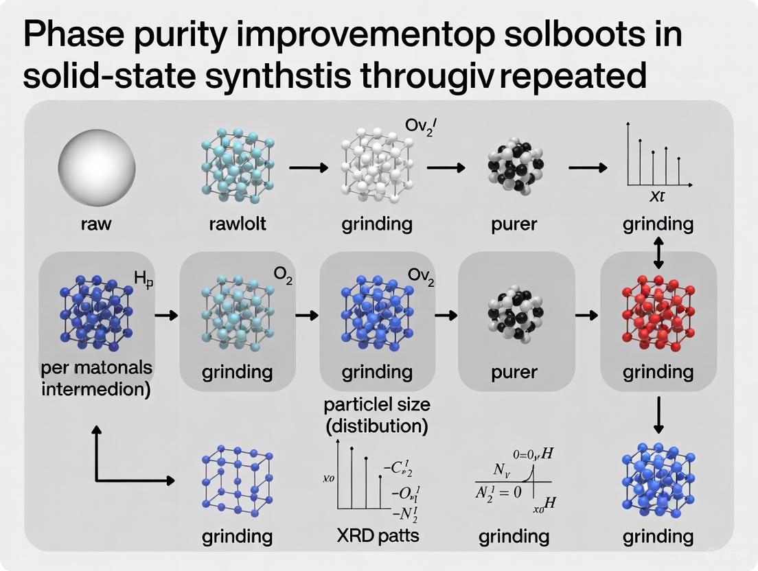 Optimizing Phase Purity in Solid-State Synthesis: A Strategic Guide to Repeated Grinding and Milling