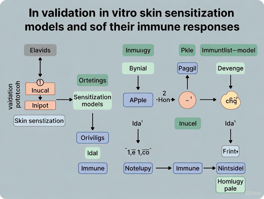 Validating Immune Responses in In Vitro Skin Sensitization Models: A Guide for Researchers and Developers