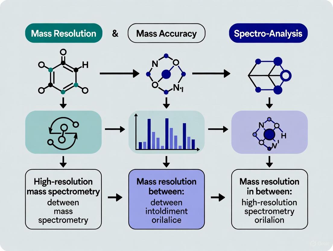 Mass Resolution vs. Mass Accuracy: A Practical Guide for Reliable HRMS Analysis in Biomedical Research