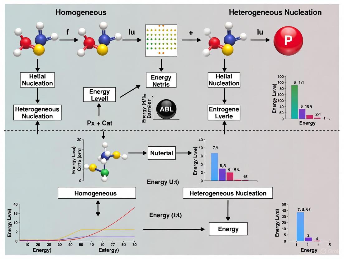 Nucleation Energy Barriers: From Classical Theory to Advanced Applications in Biomedical Research