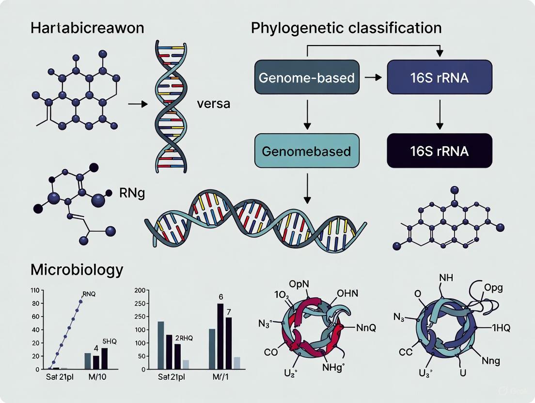 Genome-Based vs. 16S rRNA Phylogenetic Classification: A Modern Guide for Microbial Researchers