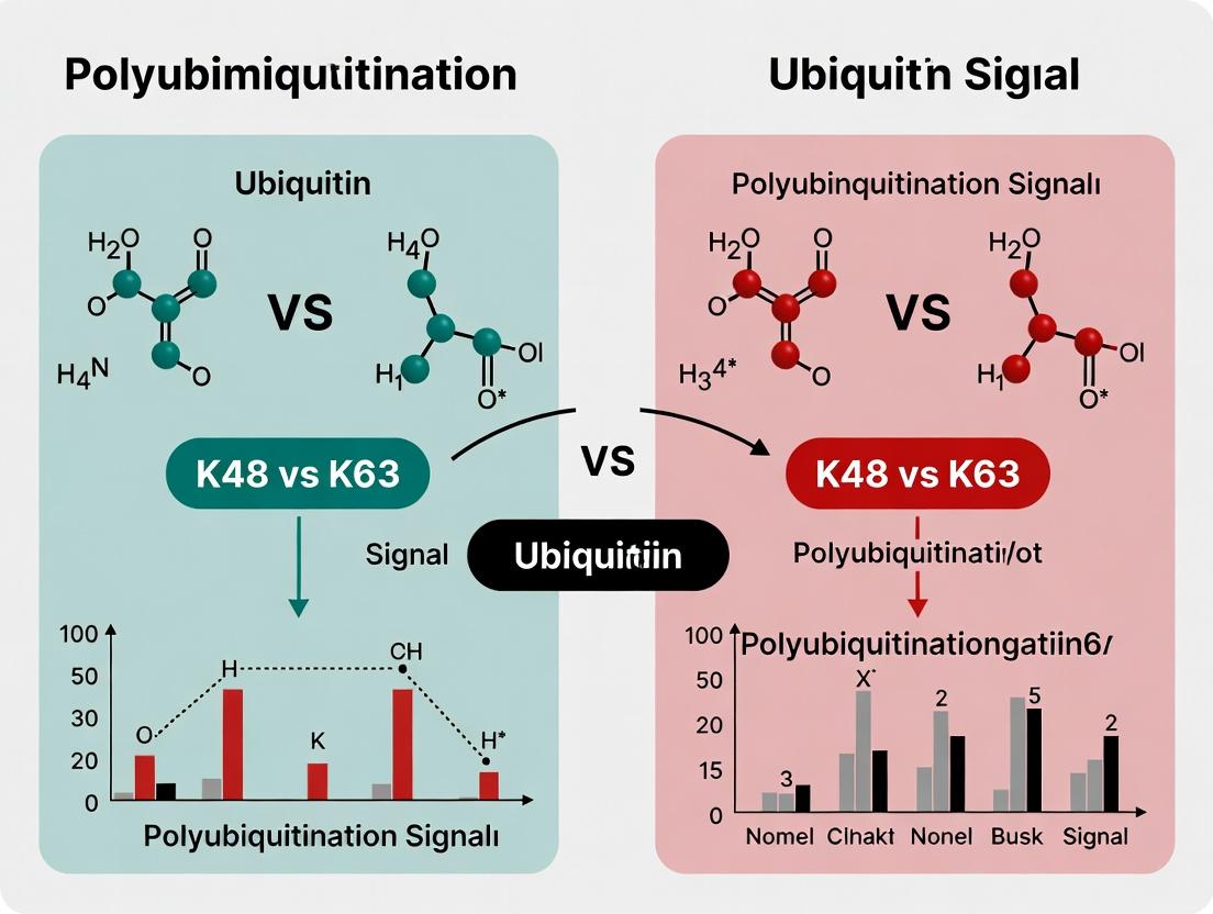 Decoding the Ubiquitin Code: K48 vs K63 Polyubiquitination in Cellular Signaling and Disease