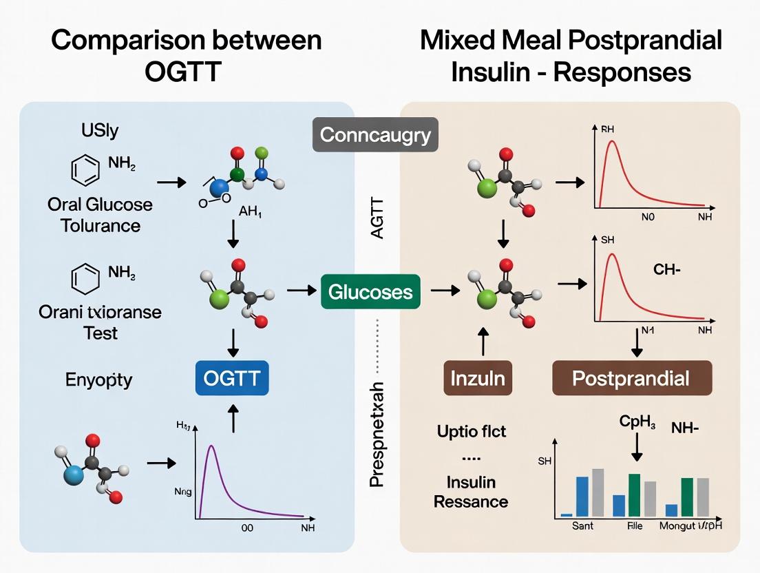 OGTT vs. Mixed Meal Test: A Comprehensive Guide to Postprandial Response Assessment for Metabolic Research & Drug Development