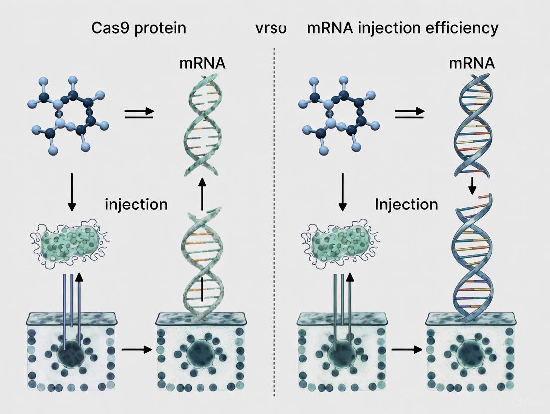 Cas9 Protein vs. mRNA Delivery: A Strategic Guide to Optimizing Editing Efficiency for Therapeutics