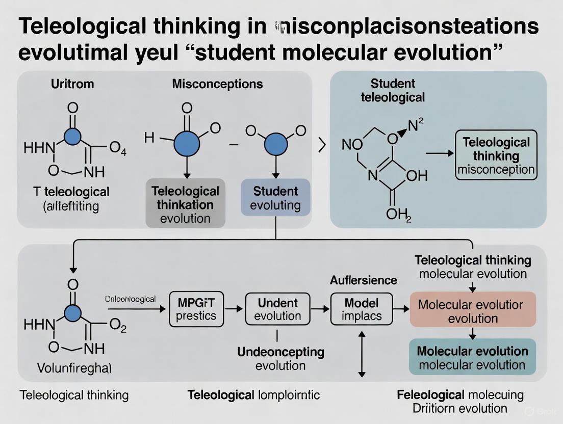 Teleological Thinking in Science: Unraveling Cognitive Barriers to Accurate Conceptual Understanding in Research and Education