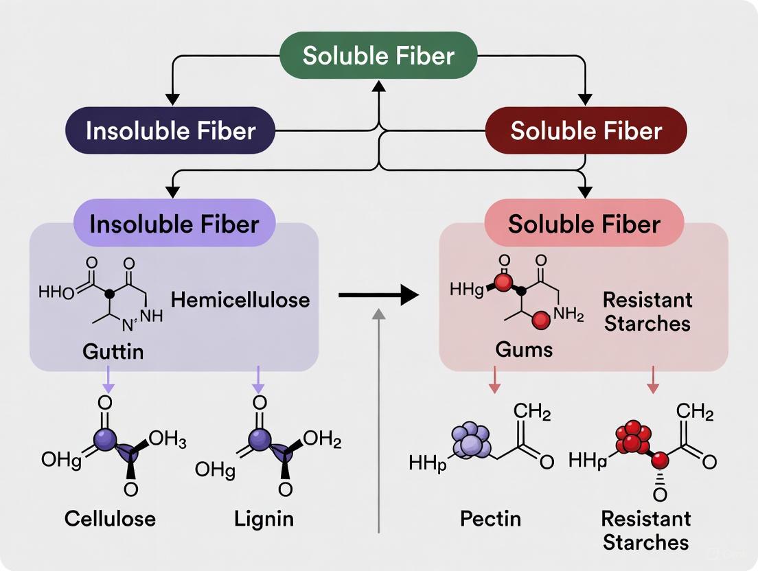 Decoding Dietary Fiber: A Structural and Functional Analysis of Soluble vs. Insoluble Fractions for Biomedical Applications