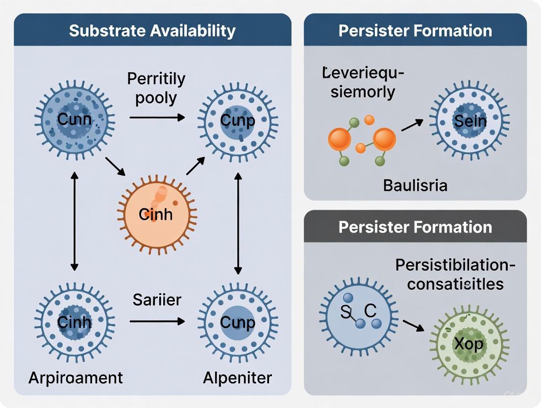 Substrate Control as an Anti-Persister Strategy: Disrupting Metabolic Dormancy to Combat Chronic Infections