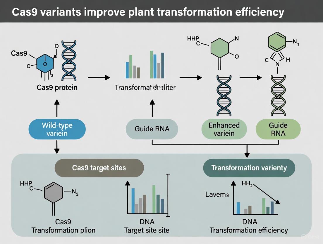 Engineering Precision: How Cas9 Variants Are Revolutionizing Plant Transformation Efficiency