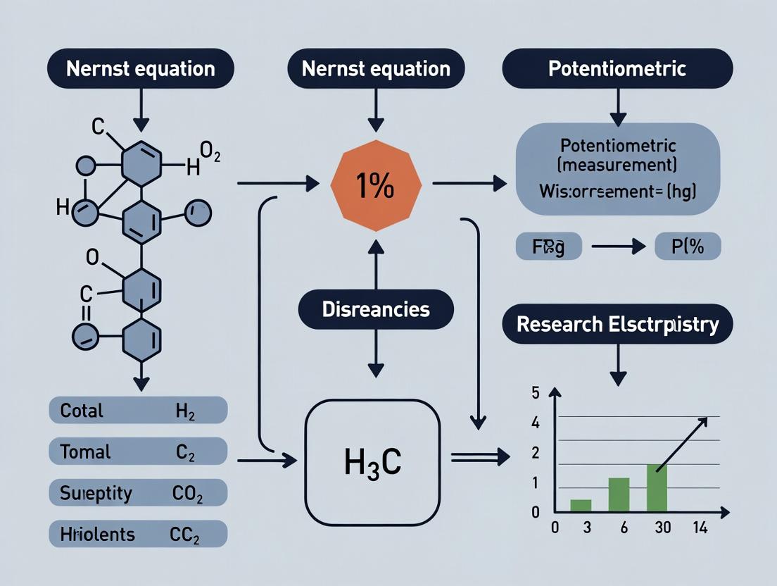 Bridging Theory and Practice: Resolving Nernst Equation and Potentiometric Measurement Discrepancies in Biomedical Research