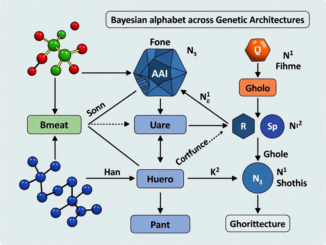 Bayesian Alphabet Performance Across Genetic Architectures: A Comprehensive Review for Genomics Researchers