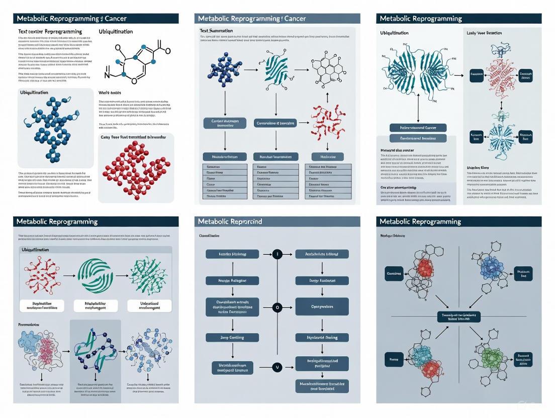 Ubiquitination in Cancer Metabolic Reprogramming: Mechanisms, Therapeutic Targeting, and Clinical Challenges