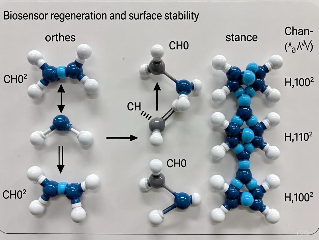 Biosensor Regeneration and Surface Stability: Strategies for Continuous Monitoring and Cost-Effective Diagnostics