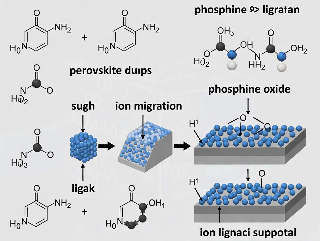 Phosphine Oxide Ligands: Suppressing Ion Migration for Stable and Efficient Perovskite QLEDs