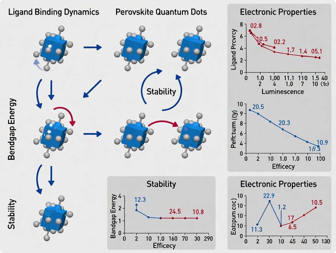 Ligand Binding Dynamics in Perovskite Quantum Dots: A Guide for Stabilizing Optoelectronic and Biomedical Applications