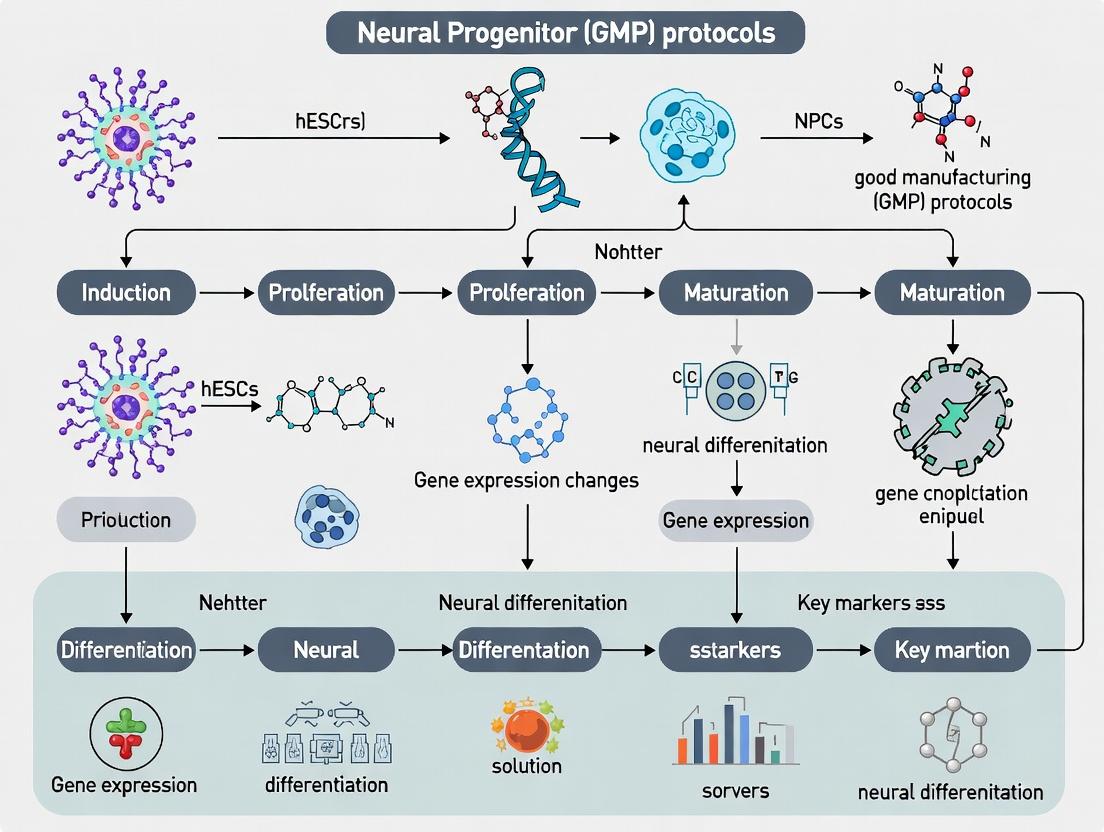 A Comprehensive Guide to GMP-Compliant Neural Progenitor Differentiation from Human Embryonic Stem Cells