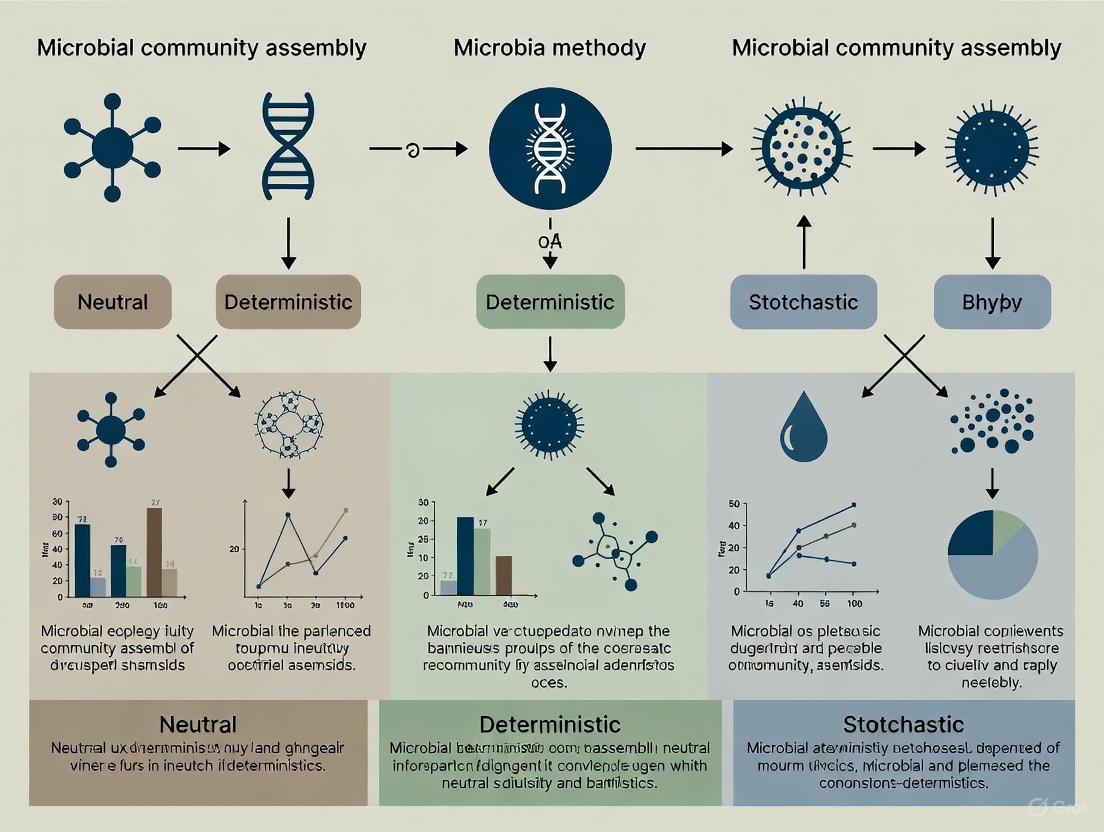 Microbial Community Assembly Methods: A Comparative Guide for Biomedical Researchers