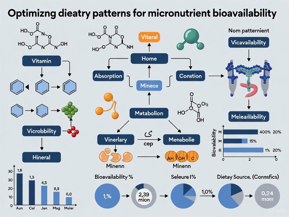 Optimizing Dietary Patterns for Micronutrient Bioavailability: A Scientific Framework for Researchers