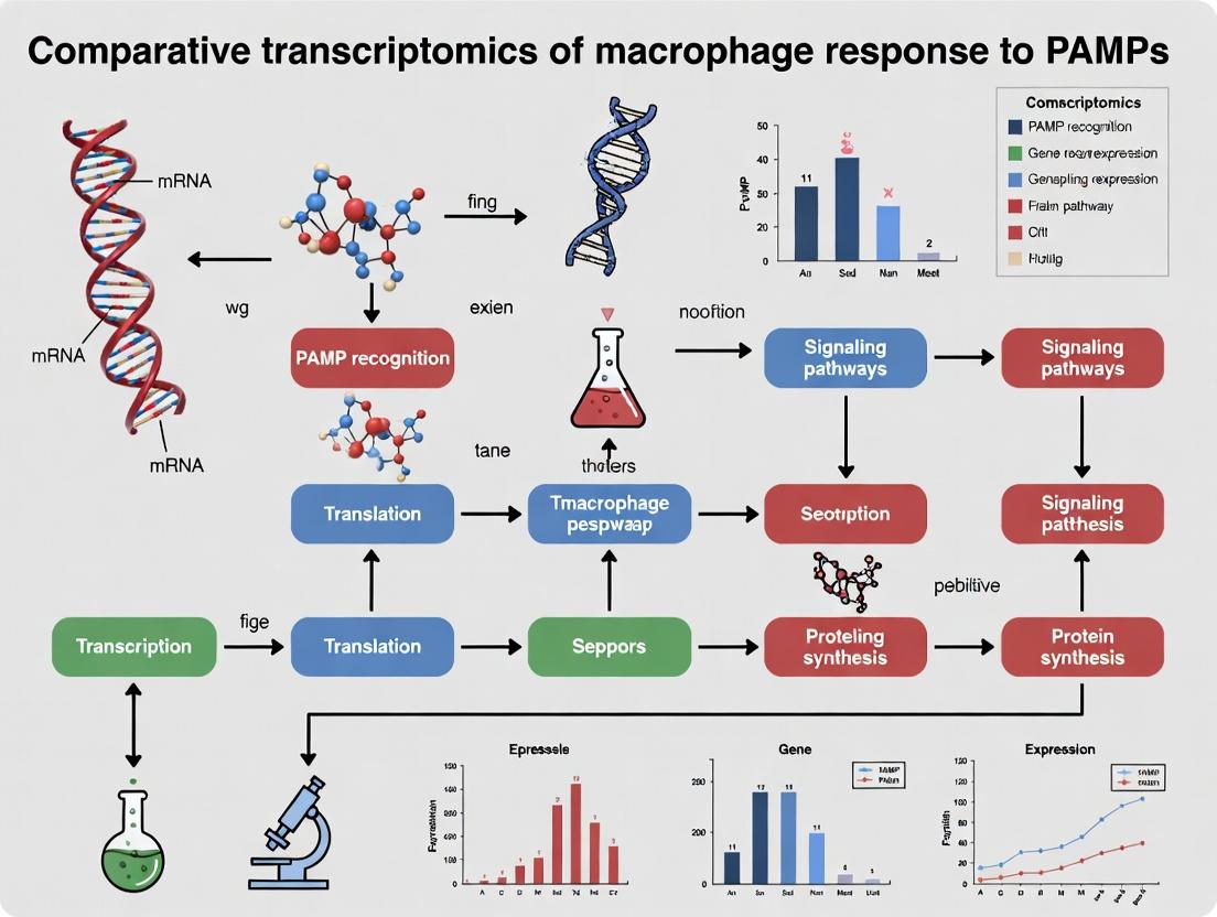 Decoding Innate Immunity: A Comparative Transcriptomics Guide to Macrophage PAMP Response Patterns