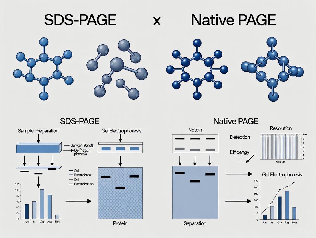 SDS-PAGE vs Native PAGE: A Comprehensive Guide to Protein Separation Resolution for Life Science Research