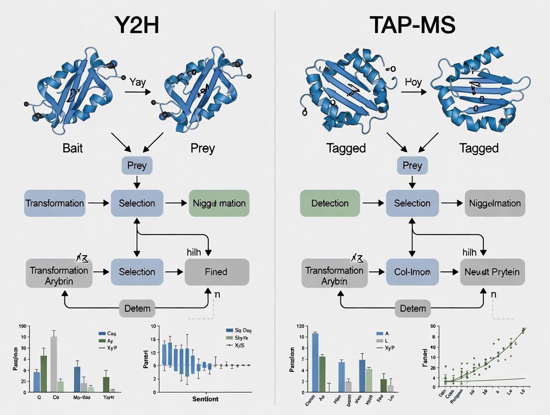 Y2H vs. TAP-MS: A Strategic Guide to Protein-Protein Interaction Detection