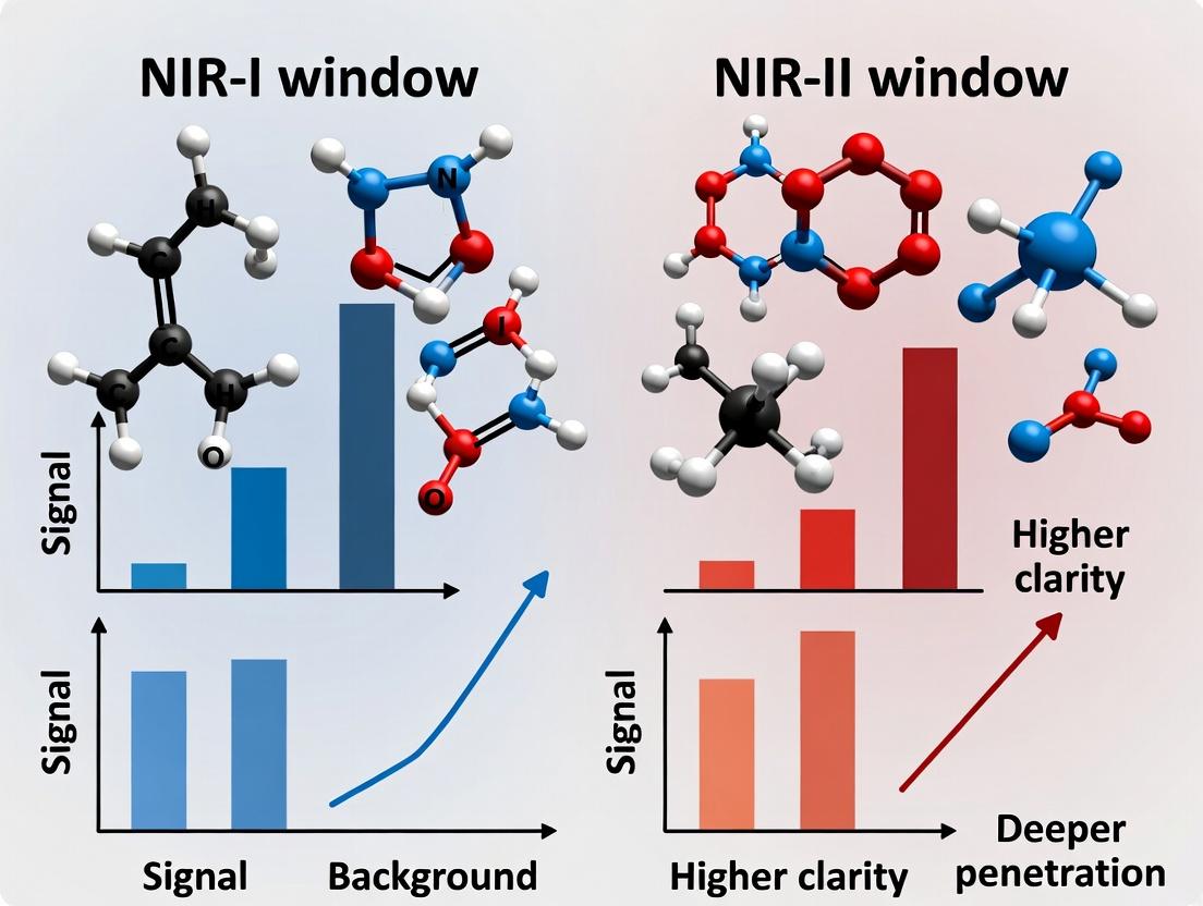 NIR-II vs. NIR-I Windows: A Comprehensive Guide to Superior Signal-to-Background Ratio for In Vivo Imaging