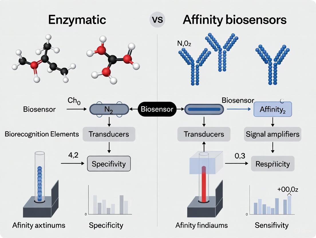 Enzymatic vs. Affinity Biosensors: A Comprehensive Guide for Biomedical Research and Development