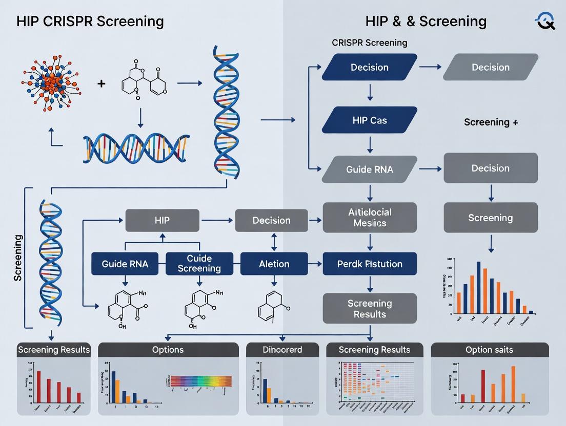 HIP vs CRISPR Screens: A Comparative Guide to Functional Genomics for Drug Discovery