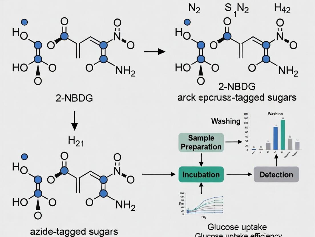 2-NBDG vs Click Chemistry Azide-Tagged Sugars: A Guide to Choosing Your Glucose Uptake Probe