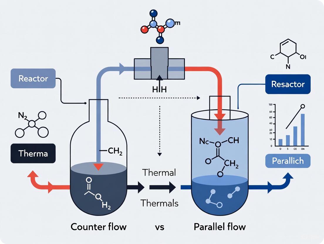Counter-Flow vs. Parallel-Flow Reactors: A Thermal Performance Comparison for Advanced Drug Development