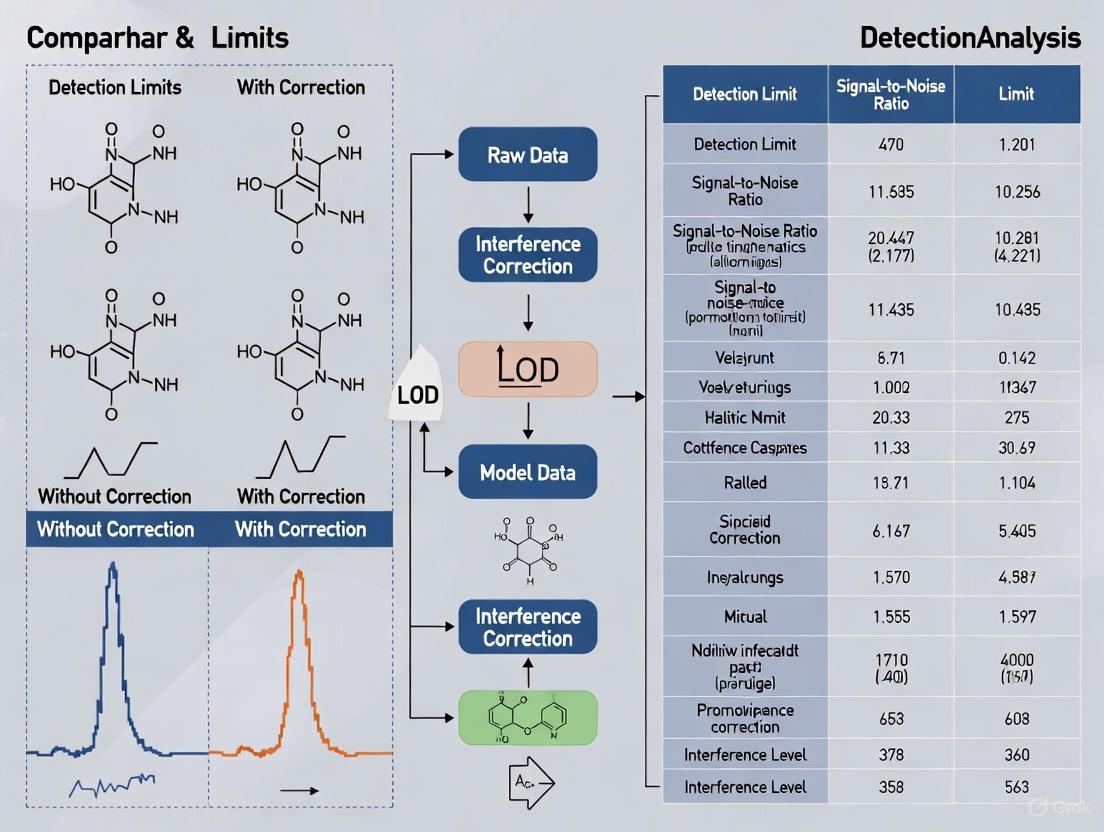 Interference Correction Methods: A Critical Comparison of Detection Limit Improvements in Bioanalysis