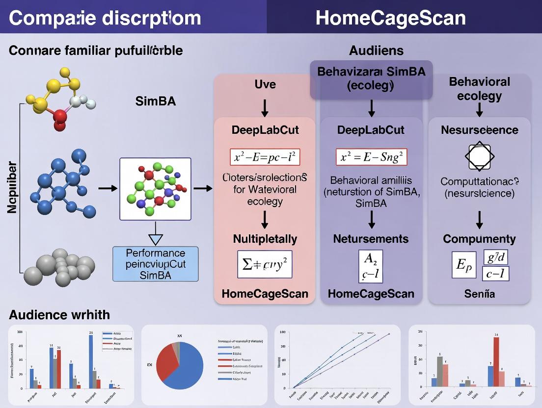 DeepLabCut vs. SimBA vs. HomeCageScan: The Ultimate 2024 Guide for Behavioral Phenotyping in Biomedical Research