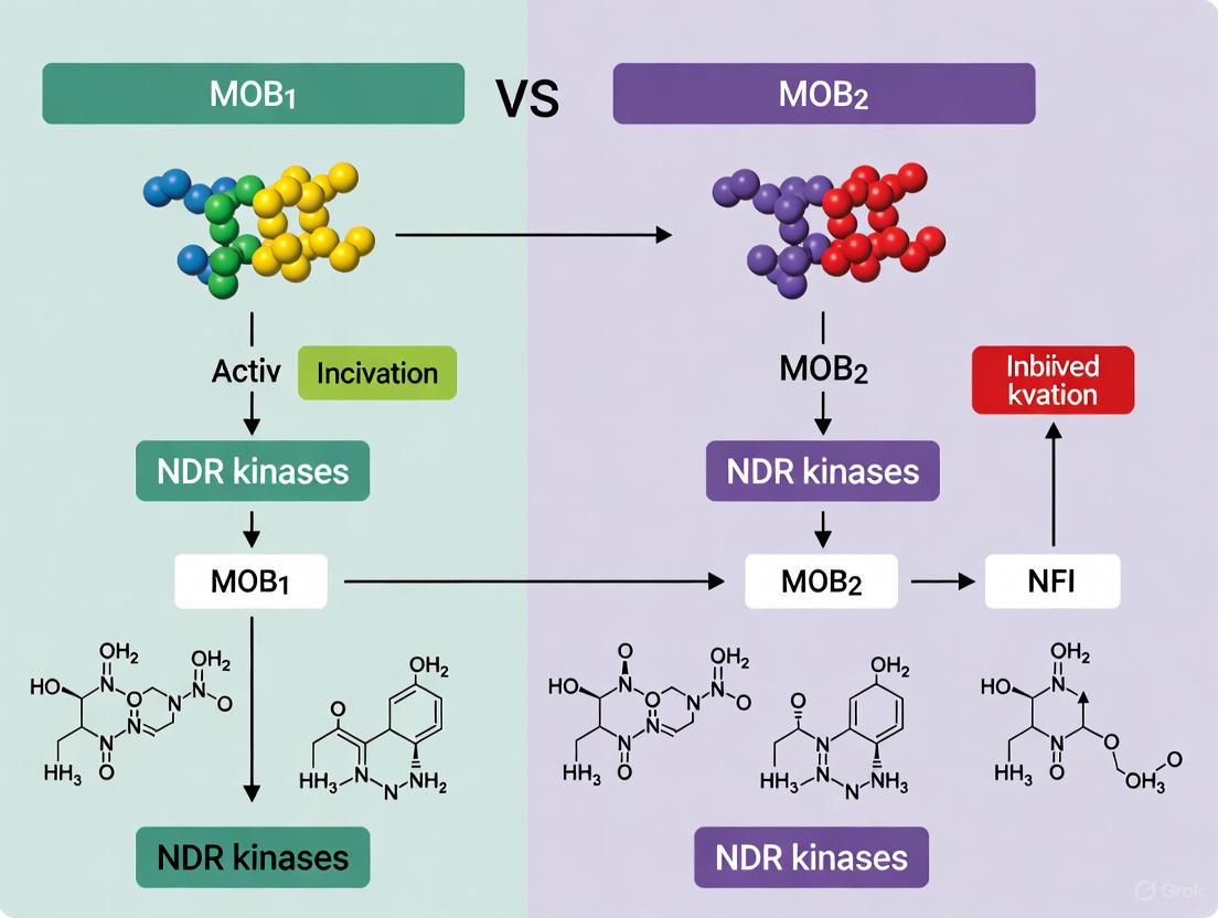 MOB1 Activation vs. MOB2 Inhibition: Decoding the Dual Regulatory Switch for NDR Kinases in Cell Signaling and Disease