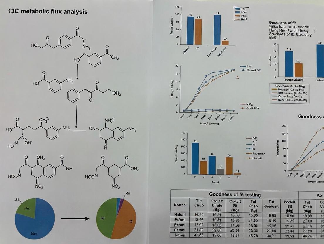 Beyond the χ²-Test: A Modern Guide to Goodness of Fit and Model Validation in 13C Metabolic Flux Analysis