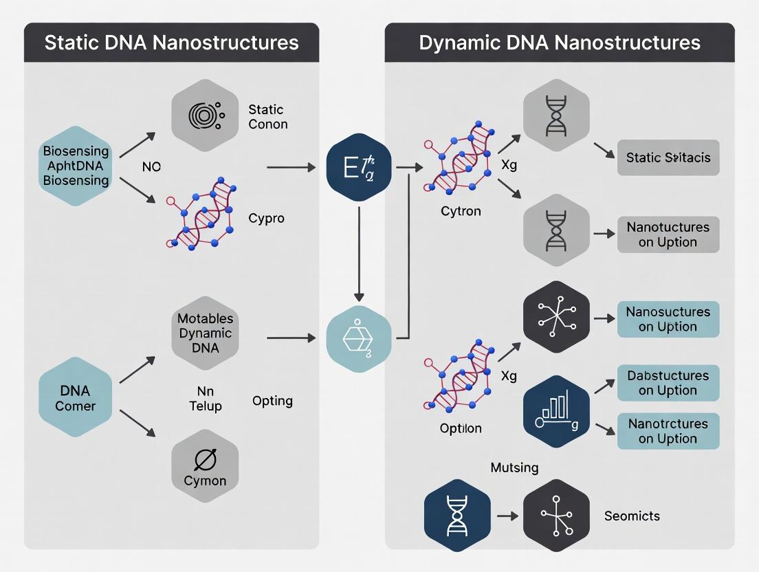 Static vs. Dynamic DNA Nanostructures: A Comprehensive Guide for Biosensing Applications in Biomedical Research