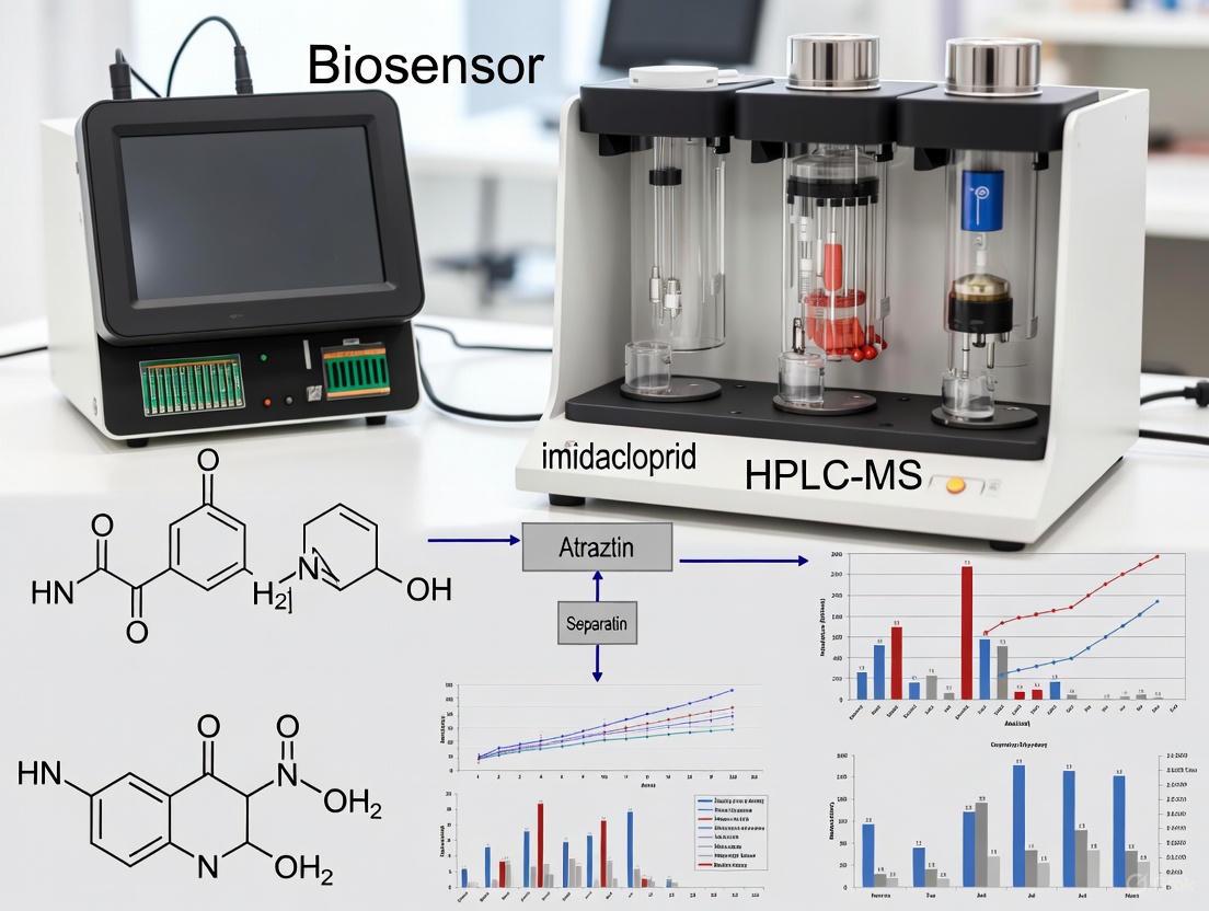 Biosensors vs. HPLC-MS for Pesticide Detection: A Comprehensive Guide for Researchers