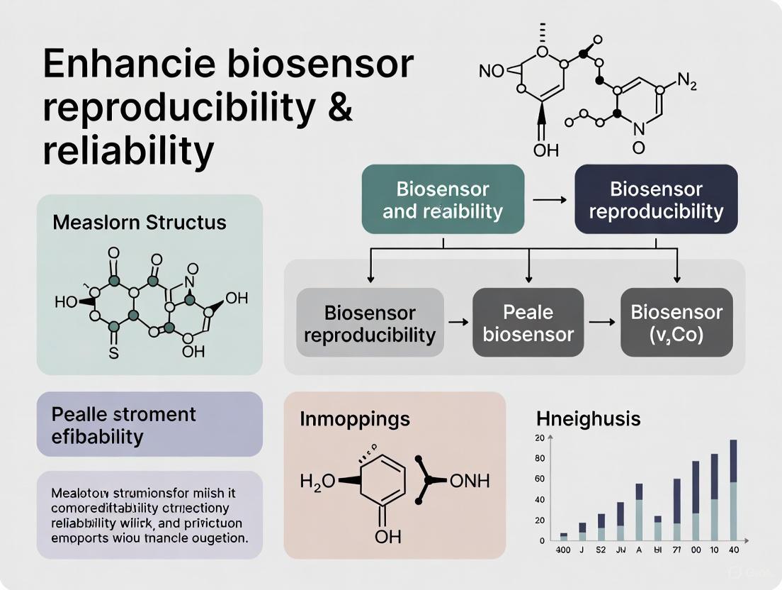 Strategies for Enhancing Biosensor Reproducibility and Reliability in Biomedical Research and Drug Development